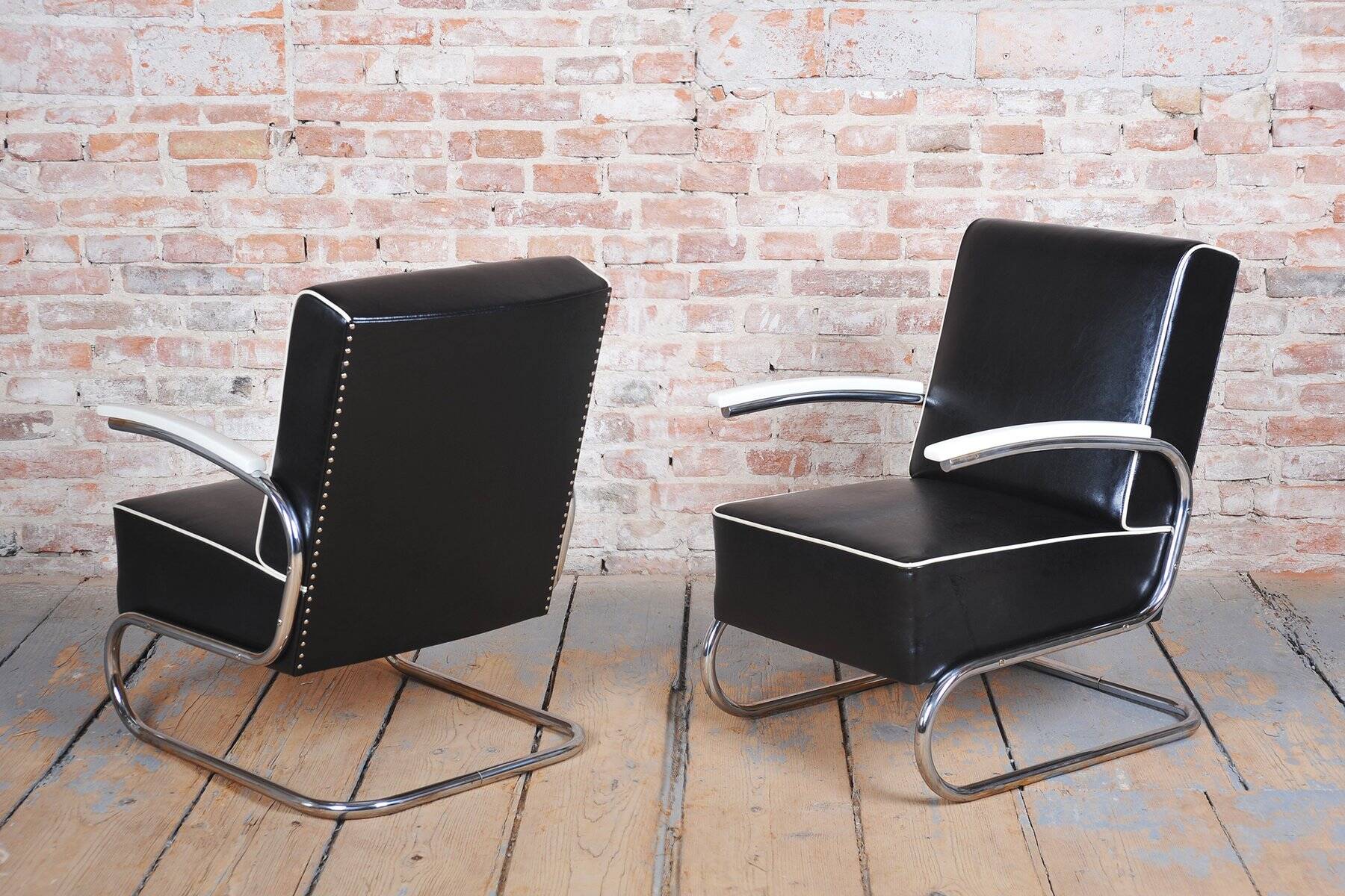 Bauhaus Armchair in Chrome by W. Gispen for Mücke-Melder, Czech, 1930s
