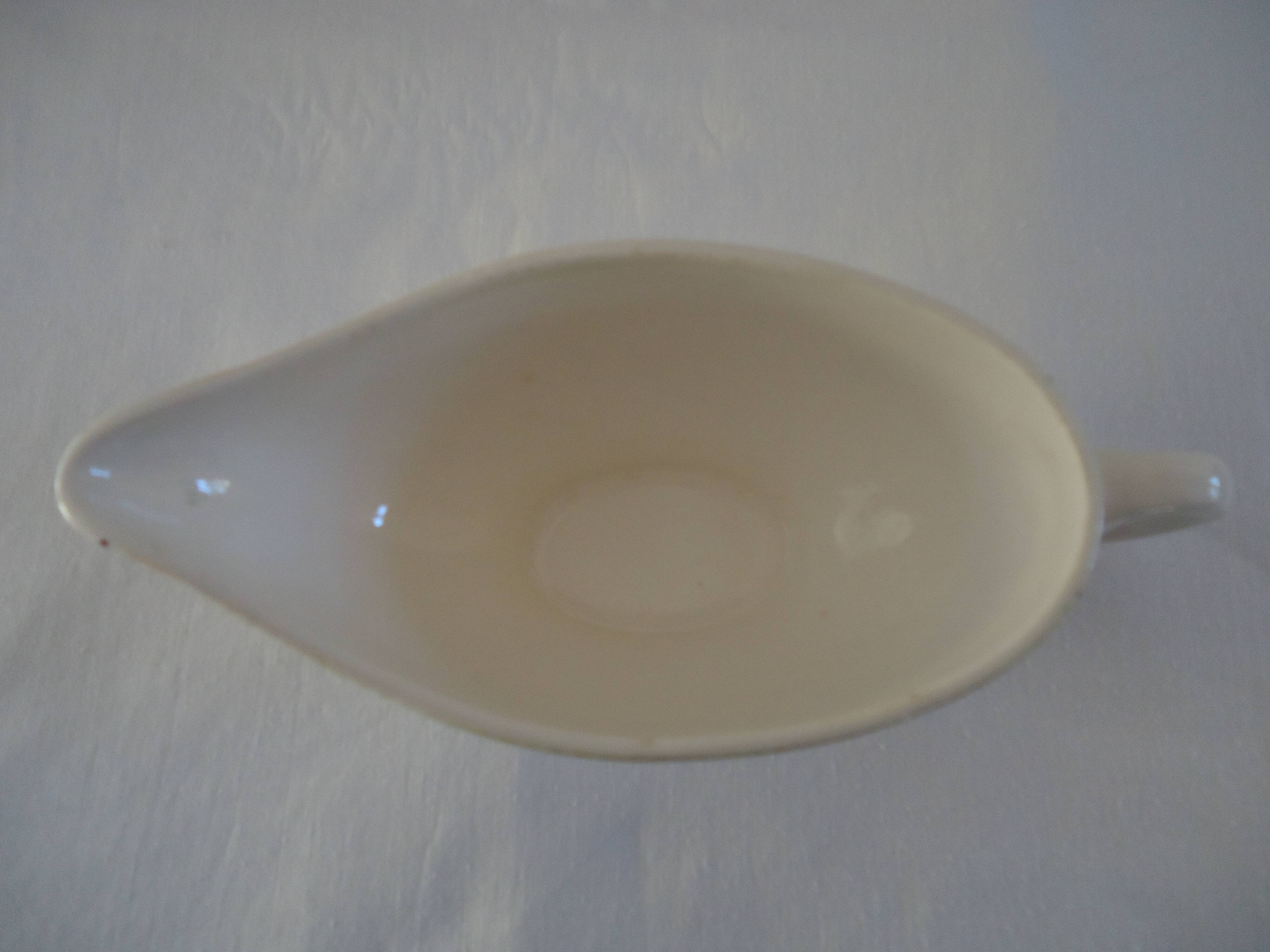 Salins porcelain gravy boat