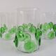 Set of six glasses Glasswork Nový Bor, 1950s.