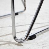 Kreuzschwinger steel bar stool by till behrens for schlubach, set of 2 (mk10476)