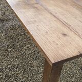Farm table in sold oak