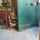 LARGE GOLDEN BEVELLED MIRROR WITH HEAD REF JE