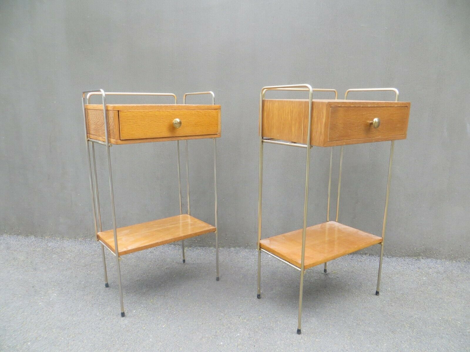 Pair of vintage bedside tables