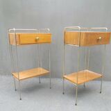 Pair of vintage bedside tables
