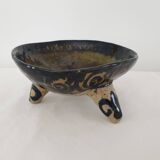 Ceramic strainer colander Signed René Nicole