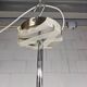 Italian design chrome vintage Space Age Gaetano Sciolari pendant lamp