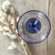 Verres à pied bleu