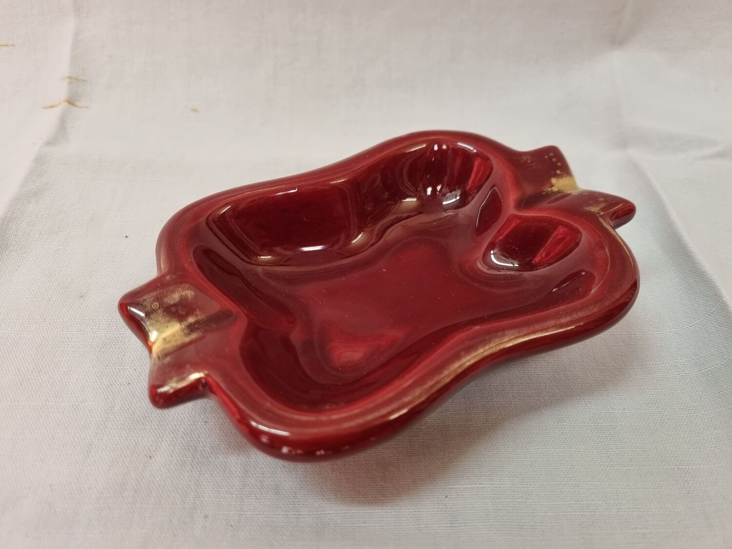 Ashtray earthenware St Clément from 1940/50
