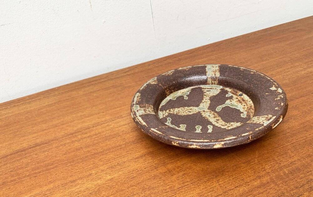 Mid-century studio pottery bowl from Visby, Denmark, 1960s.