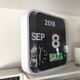 Industrial wall clock "Flap" - Habitat