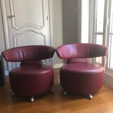 Fauteuil en cuir Cassina