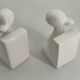 Vintage ceramic duck bookend