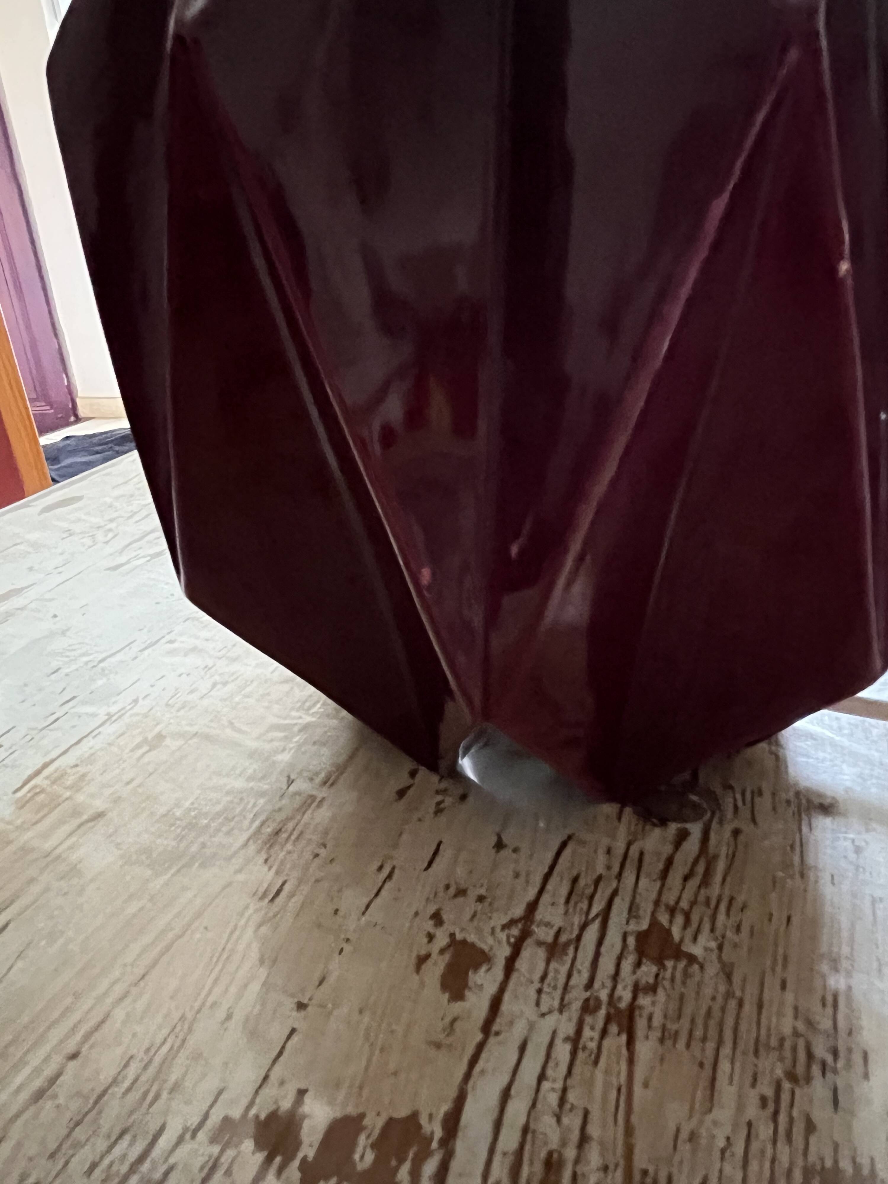 Origami lamp, ceramic and glass