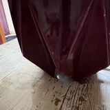 Origami lamp, ceramic and glass