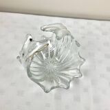 Vintage glass basket emptier