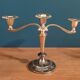 Candelabra chandelier chrome candlestick