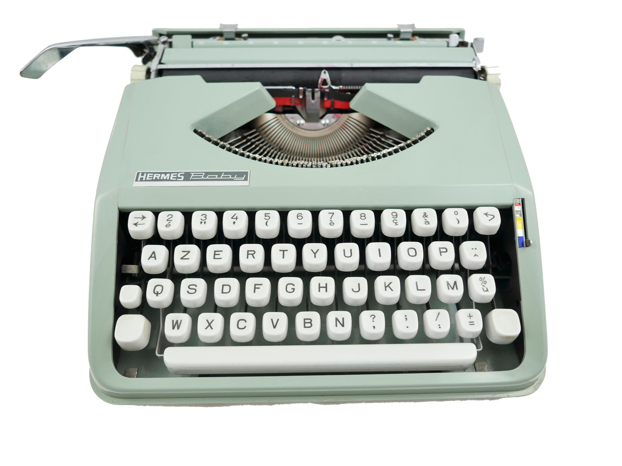 Hermes Baby Cursive Typewriter Revised New Ribbon