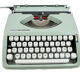 Hermes Baby Cursive Typewriter Revised New Ribbon