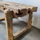Coffee table in reclaimed wood
