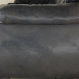 Coronado Brown Leather Sofa, Afra & Tobia Scarpa for B&B Italia