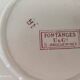 Lot de 7 assiettes ou soucoupes dépareillées Sarreguemines modèle Fontanges