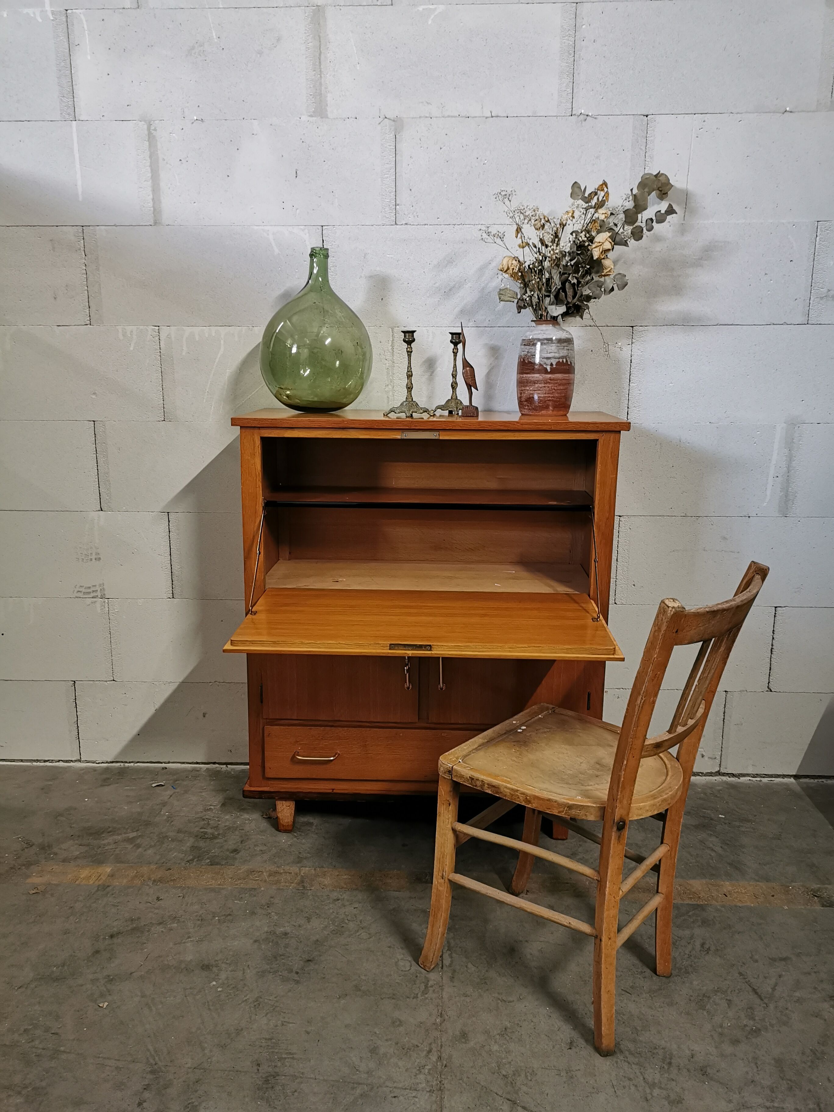 Secrétaire vintage bas
