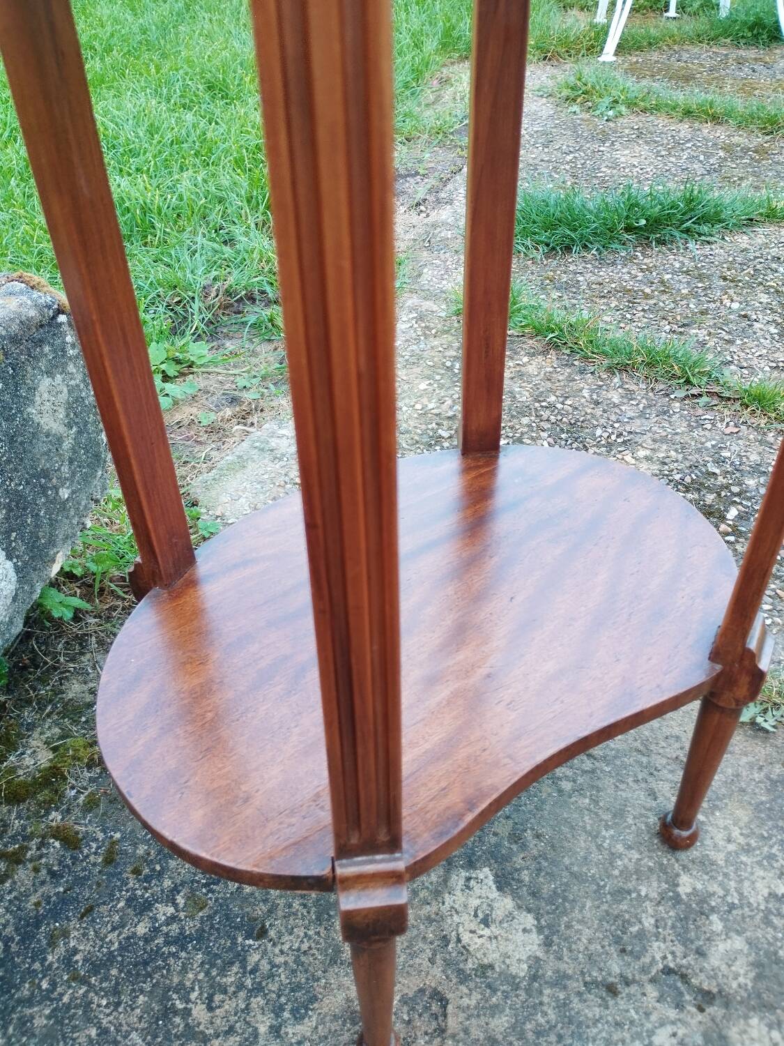 Chevet ancien style louis xvi plateau marbre