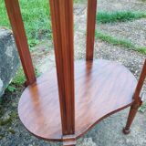 Old Louis XVI style bedside table marble top