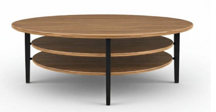 Vintage Scandinavian teak coffee table