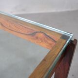 Table basse en palissandre minimaliste danoise, années 1960
