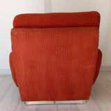 70s corduroy space age armchair