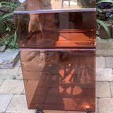 Smoked plexiglas rolling bar 70