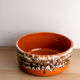 Enamelled terracotta salad bowl