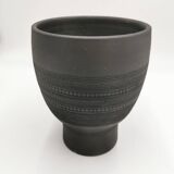 Vase haut noir