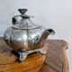 Vintage Shaw & Fisher Sheffield metal tin teapot