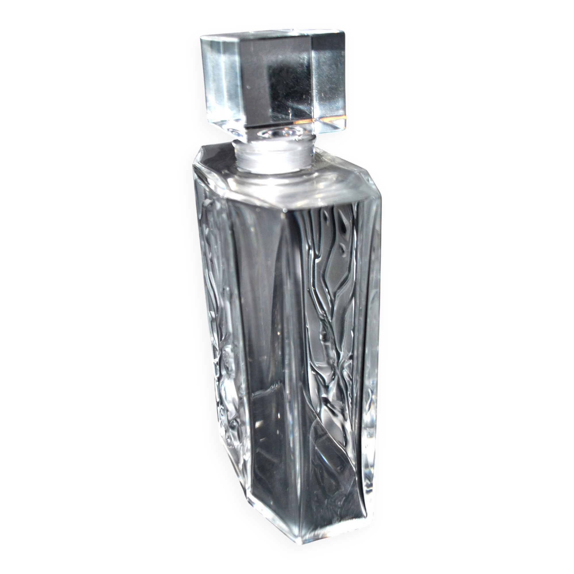 Carafe Flacon ICARE en cristal dépoli signé et numéroté 2006 LALIQUE FRANCE