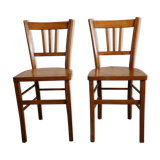 Pair of vintage bistro chairs