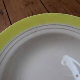5 vintage deep plates from Primefleur Françoise