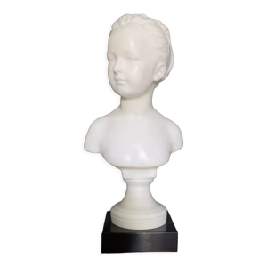 Buste en albâtre de Louise Brongniart