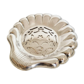 Silver scallop shell butter dish.