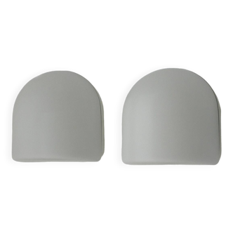 Opaline Wall Lamps by Staff Leuchten, Set of 2