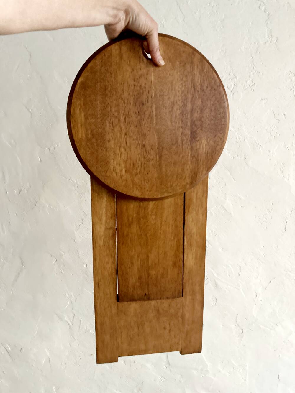 "Suzy" wooden folding stool by Adrian Reed, 1970s