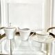 Porcelain sugar bowl and milk jug
