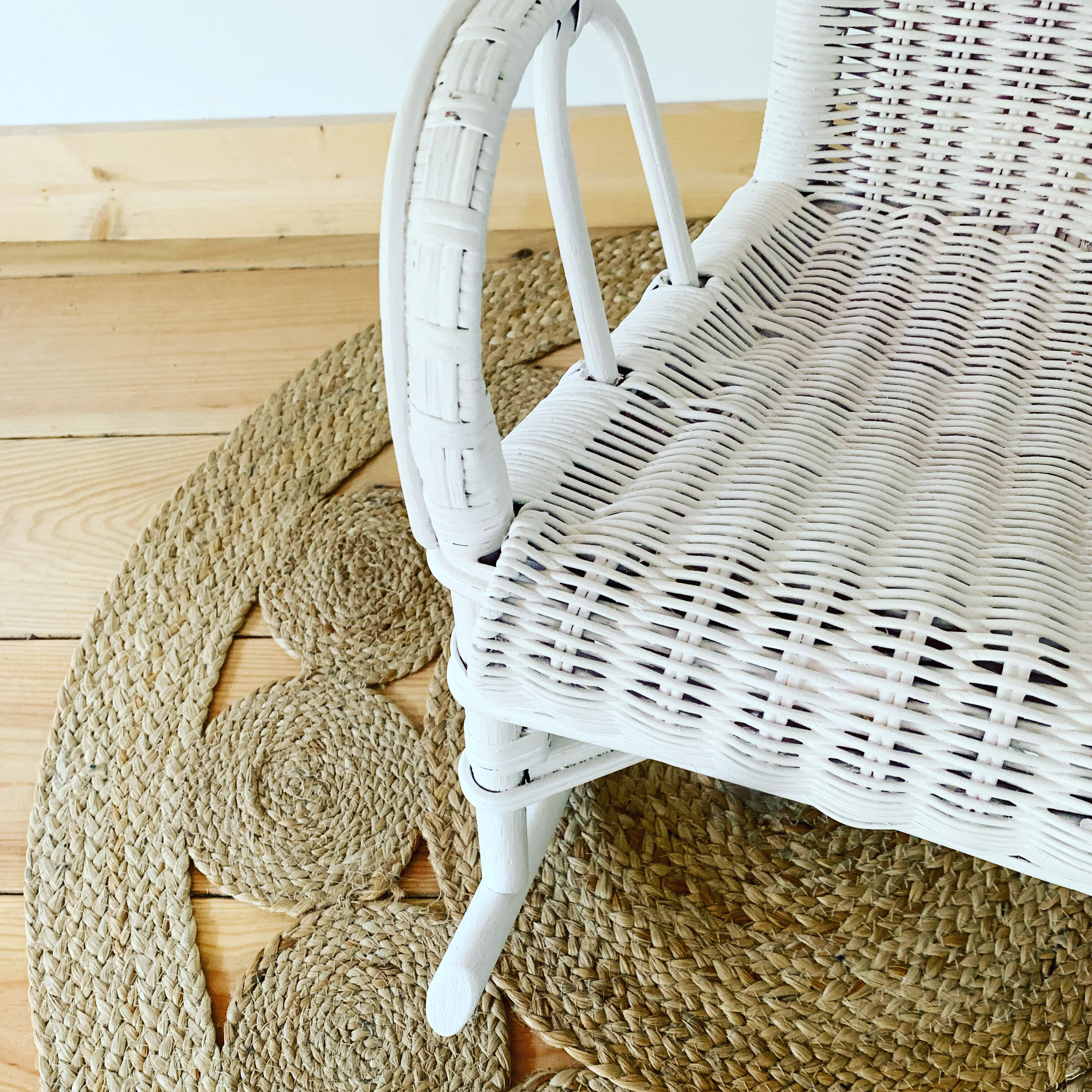 Wicker rocking chair