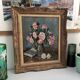 Still life bouquet of flowers oil painting