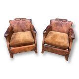 Sofa and 2 club armchairs