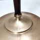 Elegant Glass, Beech and Brass Floor Lamp, Italy