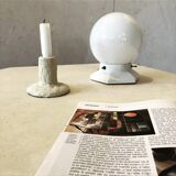 Travertine coffee table