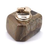 Brown Jasper table lighter, 1970s