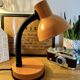 Vintage articulated desk lamp, orange